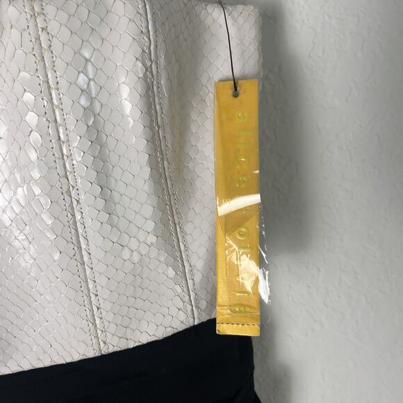 NWT Alice + Olivia Color Block Strapless Dress Black White 4 Cocktail Clubbing - Picture 2 of 10